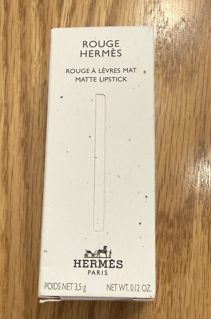 Hermès Rouge Hermès Matte Lipstick 46 Rouge Exotique Full Size NIB w/ Box